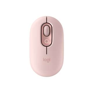 LOGITECH Pop Mouse with Emoji, Rose miš