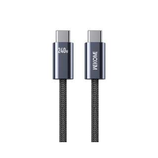 WEKOME WDC-23 Kabl 3.1 USB tip C M/M 1m za Super brzo punjenje 240W/480Mbps, crni