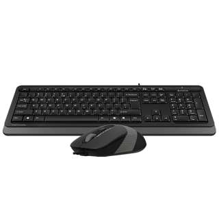 A4 TECH F1010 FSTYLER USB YU siva tastatura + USB sivi miš