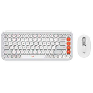 LOGITECH POP Icon Combo US tastatura bela