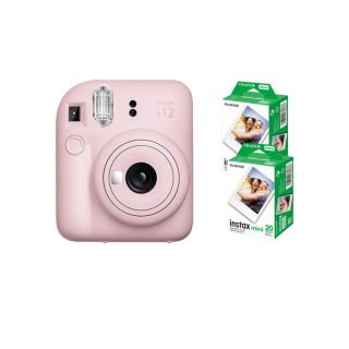 FujiFilm Fotoaparat Instax Mini 12 + 2 filma Blossom Pink Bundle