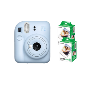 FujiFilm Fotoaparat Instax Mini 12 + 2 filma Pastel Blue Bundle
