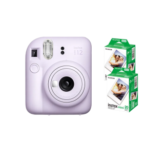FujiFilm Fotoaparat Instax Mini 12 + 2 filma Lilac Purple Bundle