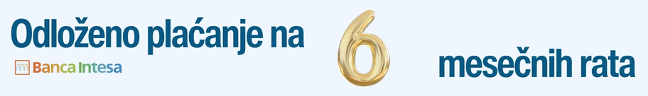 Odloženo plaćanje na 6 mesečnih rata
